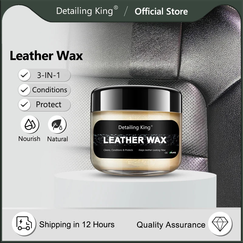 Detailing King Natural Car Leather Wax