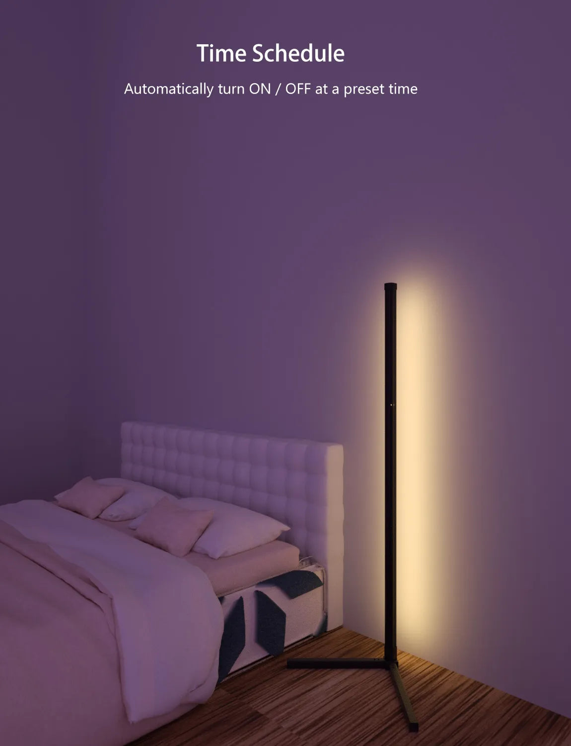 Smart RGB Floor Lamp with Music Sync